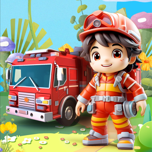 快樂六一，消防“童”行